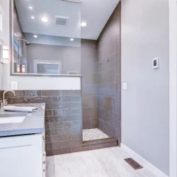 lavender purple tile in shower