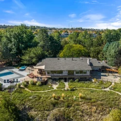 home on the boise river wide exterior shot